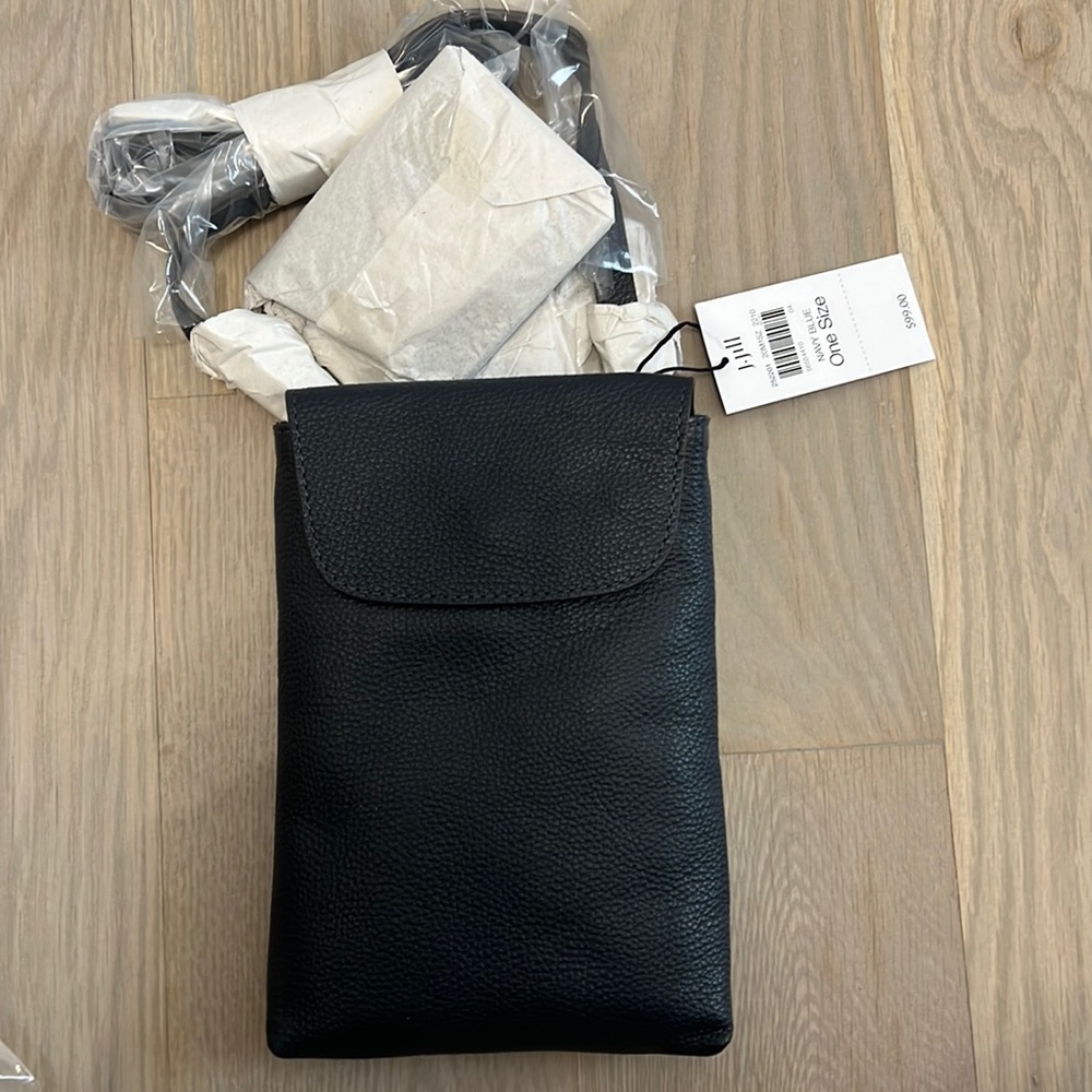 BRAND NEW: Navy Blue J.Jill Cross body leather bag